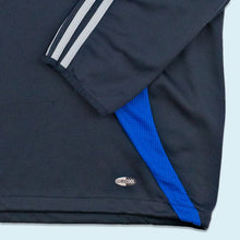 Lade das Bild in den Galerie-Viewer, Adidas Quarter Zip/ Aufwärmsweatshirt "Coach" 2006, blau, XXL
