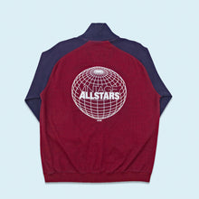 Lade das Bild in den Galerie-Viewer, Quarter Zip "Vintage Allstars" 90er/00er, rot/blau, L/XL
