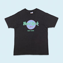 Lade das Bild in den Galerie-Viewer, Hard Rock Cafe T-Shirt "New York" 90er Single Stitch made in the USA, schwarz, XL
