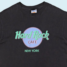 Lade das Bild in den Galerie-Viewer, Hard Rock Cafe T-Shirt "New York" 90er Single Stitch made in the USA, schwarz, XL
