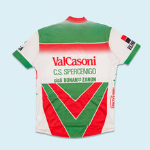 Lade das Bild in den Galerie-Viewer, Ciegi Fahrradtrikot 90er, grün/rot/weiß, L
