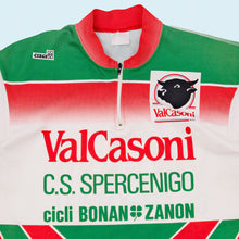 Lade das Bild in den Galerie-Viewer, Ciegi Fahrradtrikot 90er, grün/rot/weiß, L
