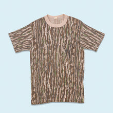 Lade das Bild in den Galerie-Viewer, T-Shirt "Vintage Allstars realtree Pocket Tee" 80er single stitch, grau, S/M schmal
