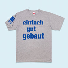 Lade das Bild in den Galerie-Viewer, Anvil T-Shirt "Einfach gut gebaut" Made in Honduras, grau, M
