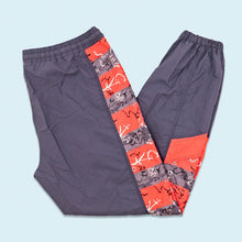 Lade das Bild in den Galerie-Viewer, Reebok Trainingshose dünn 90er, grau/rot, XL/XXL
