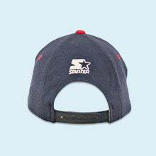 Lade das Bild in den Galerie-Viewer, Starter Mütze "Cleveland Indians" 90er 100% Wool Tri Power Construction made in Korea, blau, Einheitsgröße
