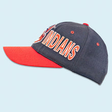 Lade das Bild in den Galerie-Viewer, Starter Mütze "Cleveland Indians" 90er 100% Wool Tri Power Construction made in Korea, blau, Einheitsgröße
