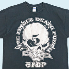 Lade das Bild in den Galerie-Viewer, Gildan Heavy Cotton T-Shirt "Five Finger Death Punch" 2013, schwarz, XL
