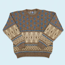 Lade das Bild in den Galerie-Viewer, Lupo Uomo Strickpullover 90er, braun, M/L
