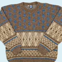 Lade das Bild in den Galerie-Viewer, Lupo Uomo Strickpullover 90er, braun, M/L
