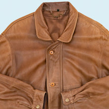 Lade das Bild in den Galerie-Viewer, Ultsch Lederjacke "Umfahrer" 90er, braun, L/XL
