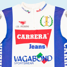 Lade das Bild in den Galerie-Viewer, Fahrradtrikot "Carrera/ Nalnini" 90er Made in Italy, weiß, M/L

