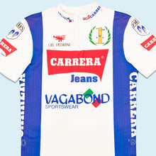 Lade das Bild in den Galerie-Viewer, Fahrradtrikot "Carrera/ Nalnini" 90er Made in Italy, weiß, M/L
