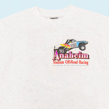 Lade das Bild in den Galerie-Viewer, Oneita Power T T-Shirt "Anaheim Racing Off-Road" 1995 Made in the USA single stitch, grau/weiß, L
