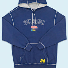Lade das Bild in den Galerie-Viewer, Chase Authentic Hoodie "Jeff Gordon DuPont" 90er/00er, blau, XL/XXL schmal

