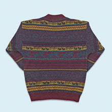 Lade das Bild in den Galerie-Viewer, New Fast Strickpullover 90er, mehrfarbig, M
