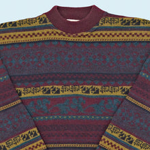 Lade das Bild in den Galerie-Viewer, New Fast Strickpullover 90er, mehrfarbig, M
