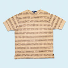 Lade das Bild in den Galerie-Viewer, Polo Ralph Lauren T-Shirt 90er Made in the USA, beige/braun, XL
