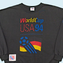 Lade das Bild in den Galerie-Viewer, Active Swiss Design Sweatshirt "World Cup 1994 Deutschland", schwarz, L/XL
