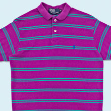Lade das Bild in den Galerie-Viewer, Polo Ralph Lauren Poloshirt 90er Made in the USA, lila, S/M
