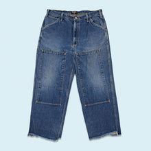 Lade das Bild in den Galerie-Viewer, Polo Jeans Company Hose "Military Carpenter double knee" Made in Mexico, blau, 34/27
