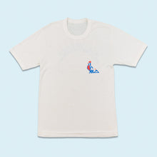 Lade das Bild in den Galerie-Viewer, T-Shirt "Baby Tee Gourmet Steak Inn &amp; Restaurant" 70er/80er single stitch, weiß, M/L schmal

