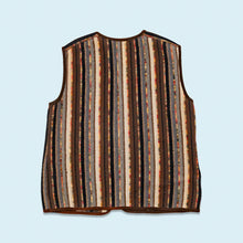 Lade das Bild in den Galerie-Viewer, Strickweste "keine Knöpfe oder Knopflöcher", braun, M/L Damen
