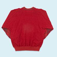Lade das Bild in den Galerie-Viewer, Carlo Colucci Sweatshirt 90er made in Germany, rot, L breit
