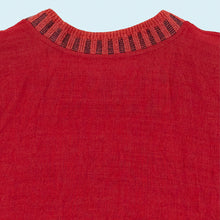 Lade das Bild in den Galerie-Viewer, Carlo Colucci Sweatshirt 90er made in Germany, rot, L breit
