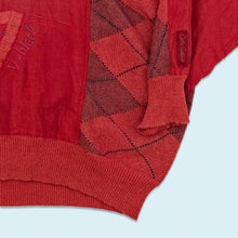 Lade das Bild in den Galerie-Viewer, Carlo Colucci Sweatshirt 90er made in Germany, rot, L breit
