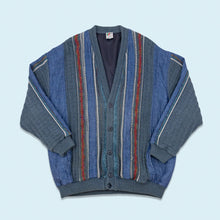 Lade das Bild in den Galerie-Viewer, Studio Pitti Cardigan gefüttert 90er, blau, L
