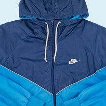 Lade das Bild in den Galerie-Viewer, Nike Trainingsjacke 80er, blau, L

