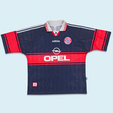 Lade das Bild in den Galerie-Viewer, Adidas Trikot "FC Bayern München 1997-98" Made in England, blau, XXL
