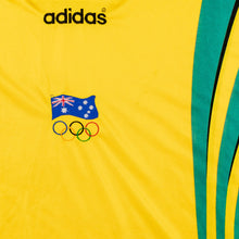 Lade das Bild in den Galerie-Viewer, Adidas Trikot "Australien Olympia" 1996 Made in Australia, gelb, XL (tagged M)
