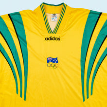 Lade das Bild in den Galerie-Viewer, Adidas Trikot "Australien Olympia" 1996 Made in Australia, gelb, XL (tagged M)
