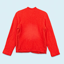Lade das Bild in den Galerie-Viewer, Eisbär Trachtenjanker "reine Schurwolle" 80er Made in West Germany, rot, XS/S Damen
