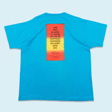 Lade das Bild in den Galerie-Viewer, Fruit of the Loom T-Shirt "Iguana Cantina" 90er Made in the USA single stitch, blau, XL
