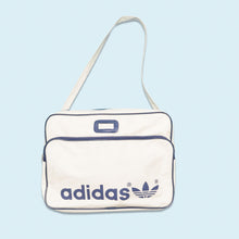 Lade das Bild in den Galerie-Viewer, Adidas Umhängetasche 80er Made in Taiwan, beige/blau
