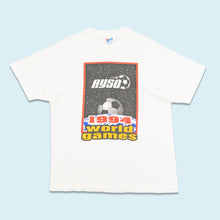 Lade das Bild in den Galerie-Viewer, Hanes Beefy T-Shirt "World Games" 1994 Made in the USA single stitch, weiß, L
