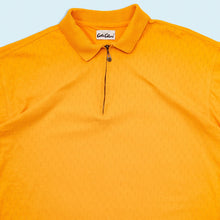 Lade das Bild in den Galerie-Viewer, Carlo Colucci Poloshirt 90er, orange, L/XL breit
