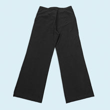 Lade das Bild in den Galerie-Viewer, Pash Hose dünn "flaired/wide leg" 90er/00er Made in EEC, schwarz, 32/32 Damen

