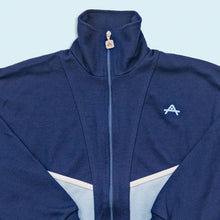 Lade das Bild in den Galerie-Viewer, Athlet Sportswear Trainingsjacke 70er/80er Made in West Germany, blau, S/M
