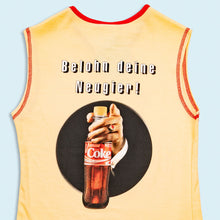 Lade das Bild in den Galerie-Viewer, Coke Tanktop "Vanilla Coke Promo" 2000er, gelb/beige, XS/S Damen
