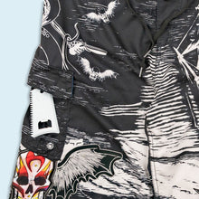 Lade das Bild in den Galerie-Viewer, Fox Riders Surfshorts "Privateer Boardshort" NEU 00er, schwarz/weiß, 34
