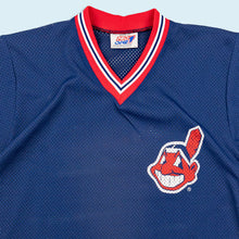 Lade das Bild in den Galerie-Viewer, Pro One Trikot "Cleveland Indians" Pro Badge 90er Made in England, blau, L
