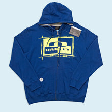 Lade das Bild in den Galerie-Viewer, Oakley Zip Hoodie "Fang Tooth" Deadstock, blau, XL
