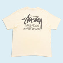 Lade das Bild in den Galerie-Viewer, Stüssy T-Shirt "Dover Street Market London" Made in Mexico, beige, XL/XXL
