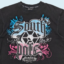Lade das Bild in den Galerie-Viewer, South Pole T-Shirt "3D Logo" 2000er, schwarz, M/L
