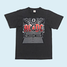 Lade das Bild in den Galerie-Viewer, Fuit of the Loom Heavy Cotton T-Shirt "AC DC Black Ice" 00er, schwarz, S/M
