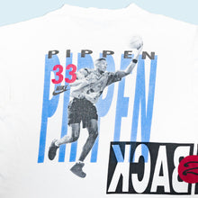 Lade das Bild in den Galerie-Viewer, Nike T-Shirt "Jordan &amp; Pippen Back 2 Back" 90er Made in Greece, weiß, L (tagged M)
